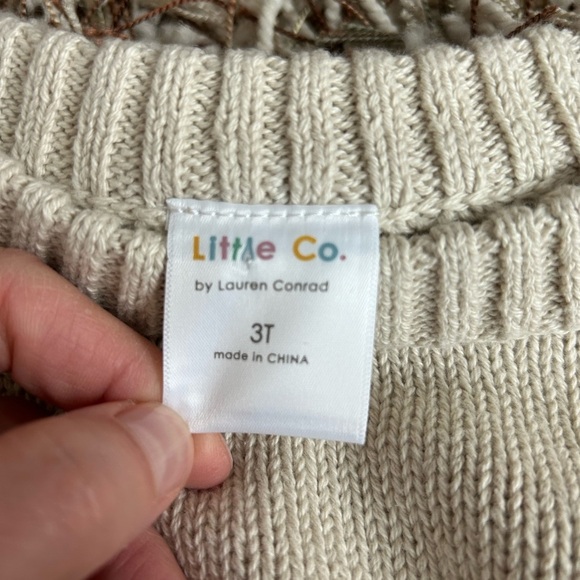Little Co. Floral Knit Sweater Size 3T - Picture 2 of 3